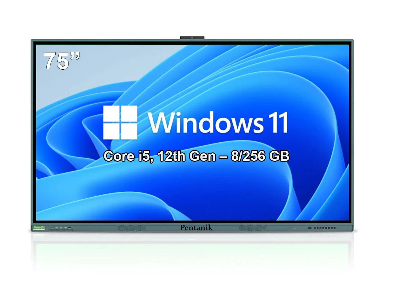 Pentanik 75 Inch Smartboard Core i5